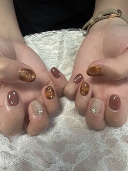 Cheri 白石店【シェリ】/ローズブラウン×べっ甲
