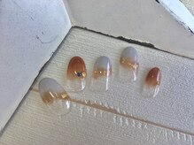 ネイルサロン クイル(QUILL)/９月シンプルアート（１）