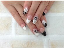 ネイルサロン ビューティーマジック 川口店/お花　フレンチ