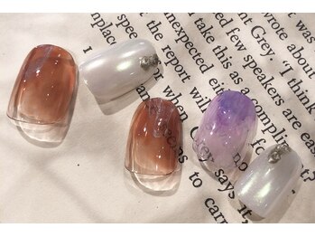 ネイルデコ(nail DECO)/ニュアンスネイル【渡辺】