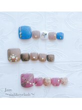 ジャム ネイルアンドアイラッシュ(Jam nail&eyelash)/定額フットアート