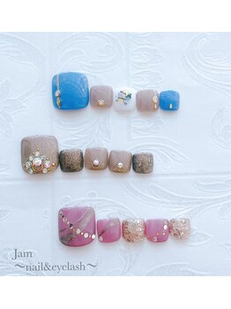 ジャム ネイルアンドアイラッシュ(Jam nail&eyelash)/定額フットアート