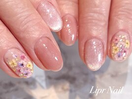 押し花ネイル