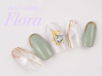 ネイルサロン フローラ(Flora)の写真/大人女性の上品な指先に♪お仕事で派手に出来ない方にも◎上品な艶のある仕上がりに大満足♪