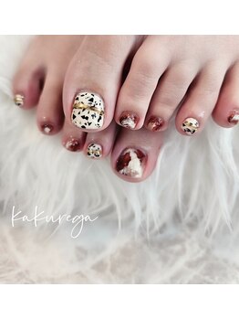 秋 フットネイル