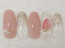 リノ ネイル(Rino nail)/2月新作いちごネイル802b1