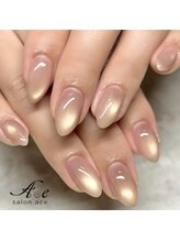 サロン エース(salon ace)/【トレンド】ベージュ×ゴールド