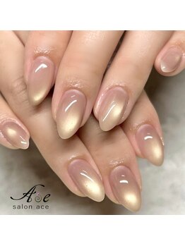 サロン エース(salon ace)/【トレンド】ベージュ×ゴールド