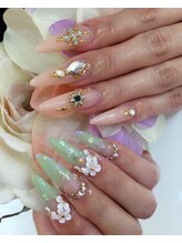 ネイルサロン ハナアオヤマ 堂山店(Nailsalon HanaAoyama)/ 新作☆スカルプ