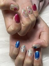 レディスペネイル ノマエ 名駅店(Redispe nail nomae)/マグネット×ドライフラワー