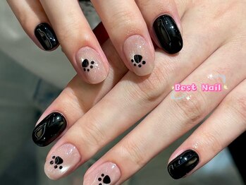 ベストネイル 池袋東口店(Best Nail)/可愛いワンちゃん