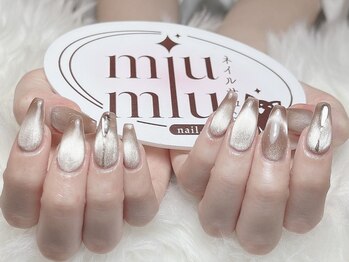 ミュウミュウ(miumiu)/冬×大人可愛いネイル