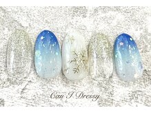 キャンアイ ドレッシー 横須賀中央店(Can i Dressy)/結晶×銀世界風￥8000