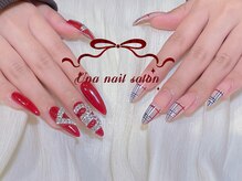 ウナネイルサロン 渋谷店(Una nail salon)/チップ長さだしゴージャス10本