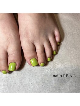 ネイルズリアル 倉敷(nail's RE.A.L)/フットネイル