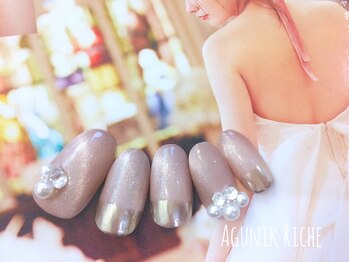 アグニークリッシェ(Agunik Riche)/【マグネットミラーネイル】