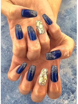 リリールレーブ(LiLy Le Reve)/ストーン埋めつくしネイル★