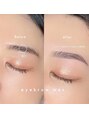 オノマトペ(onomatopee.) 眉毛の濃さにお悩みの方はサロンで是非眉wax+毛量調整を◎