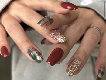 ミエレ(miele)/お洒落かわいいクリスマスネイル