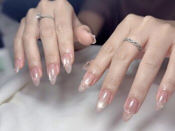 マグネットの奥行きと立体リボン