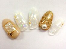 クリスタルネイル ボンベルタ橘店(CRYSTAL NAIL)/シェルネイル