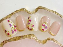 バービーフェイス 恵比寿(Barbie Face)/レトロなフラワー/90分