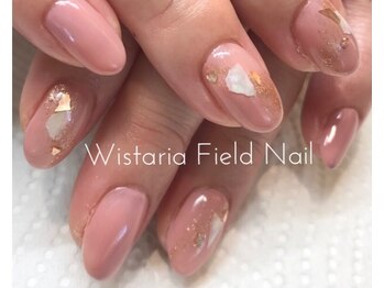ウィスタリアフィールドネイル MONAD店(WISTARIA FIELD)/ピンクベージュ シェル