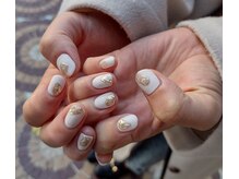 ネイルサロン リスタ(Rista)/ニュアンス　マット　ミラー