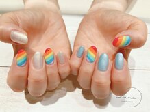 ネイルアンドまつ毛エクステ ルーナ イオン相模原店/レインボー