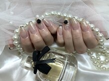 アンジュ(Ange)/【Miyu】バラホロネイル