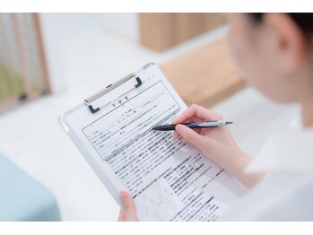 タスク整体院 焼津店/ ヒアリングシート記入