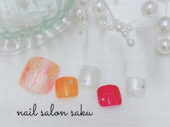 サク(saku)/7月の定額デザイン/フット/星