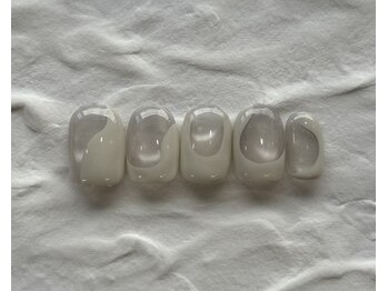 ネイルルーム エルナ(nail room ELNA)/アシンメトリーデザインB ￥7800