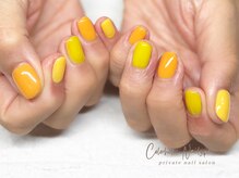 カラーホリック ネイルスパ(Colorholic Nailspa)/イエロー3色使い