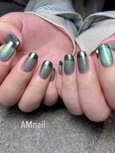 エーエムネイル(Am:nail)/メンカラグリーン推しかつ