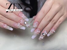 ゼン ネイル デザイン 池袋(ZEN NAIL DESIGN)/* 長 さだしやり放題×つけ放題