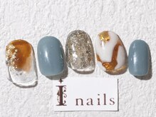 アイネイルズ 梅田店(I nails)/ニュアンスくすみカラー￥7700