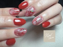 ネイルセッション(nail session)/マーブルニュアンス