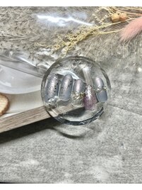キラキラマグネットネイル