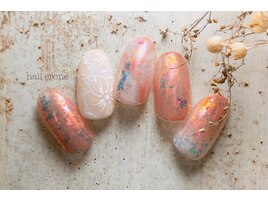 オーロラ桜ネイル