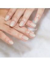 たゆ ネイル(たゆnail)/ナチュラル乳白色ネイル