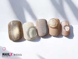 シンプル♪マグネットネイル