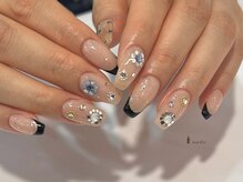 アイネイルズ 四条河原町店(I-nails)/フラワーストーン￥11500