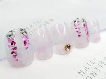 ネイルフロンティア 吉祥寺(NAIL FRONTIER)/シェル藤の花8980円～