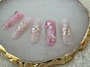 桜ネイル　春ネイル　ピンク