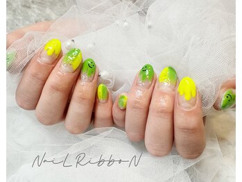 アイラッシュ アンド ネイル リボン 池袋店(RibboN)/[9]シンプルアートコース¥6990