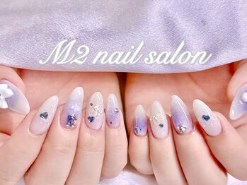 エムズ ネイルサロン(M2)/パープルチークガーリーネイル