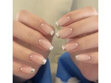 アモールビューティー 新宿店(Amor Beauty)/ミラーフレンチネイル　