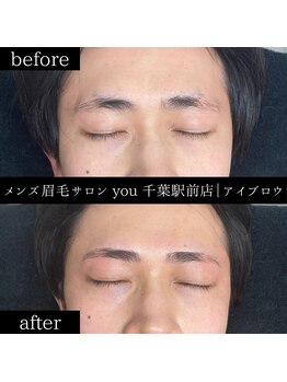 ユー 千葉駅前店(you)/メンズ眉毛/メンズ眉/千葉駅