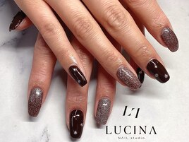 T-260 大人可愛いブラウンネイル